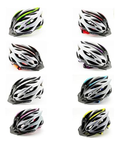 Casco Ciclismo Armor On Trail Bicicletas Ruta Mtb Luz Integr