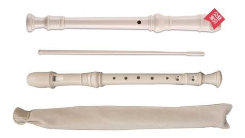 Flauta Dulce Dh-23g Soprano Importada Con Funda 8 Orificios