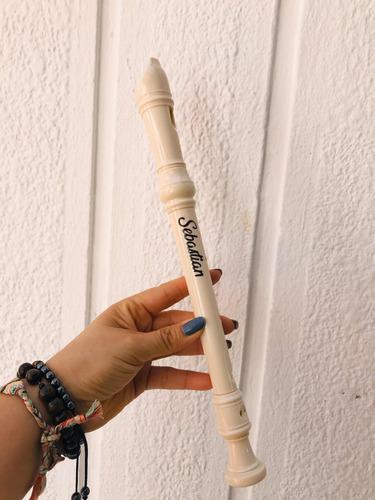 Flauta Yamaha Original Con Forro Más Personalizada