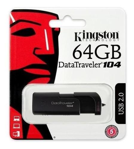 Memoria Kingston Datatraveler Dt104 Usb 2.0 64gb