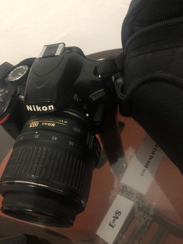 Nikon D3200 + Objetivo + Memoria 8 Gb + Cargador Y Cable...