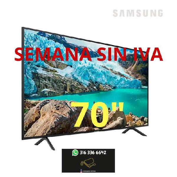 OFERTA tv samsung 70” uhd 4k nuevo y com garantia