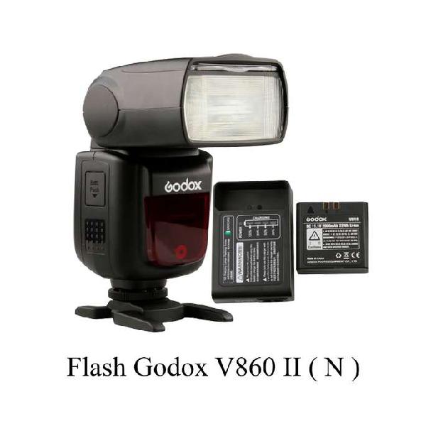 Flash Godox V860 Ii Ttl Para Nikon Con Bateria Litio