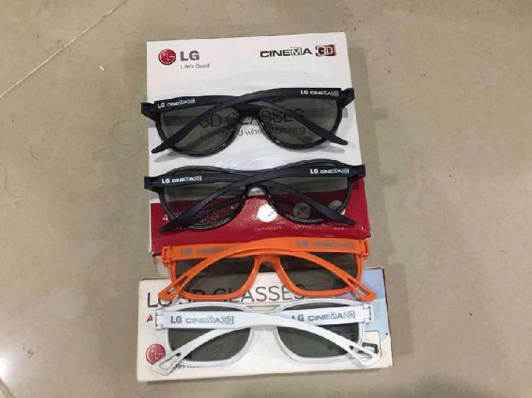 Gafas X 4 unidades CINEMA 3D marca LG GLASSES originales
