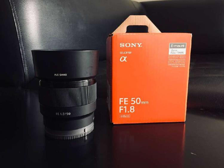 Lente Sony 50mm 1.8