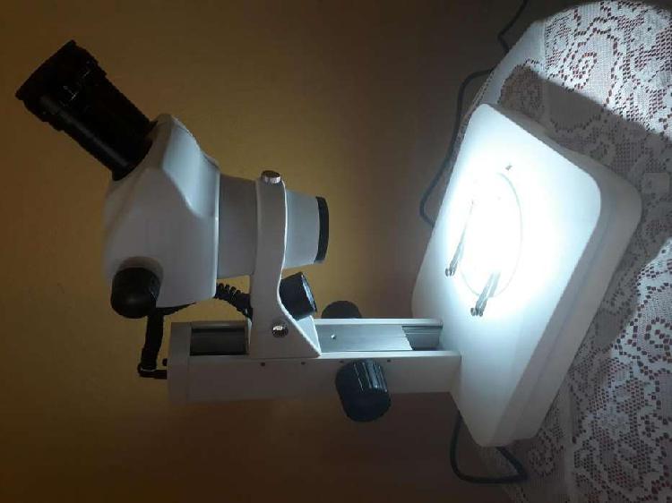 Microscopio Estereo Binocular 50X aumentos, ampliables a