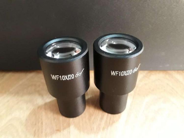 Oculares de gran campo WF 10X FOV 20mm para microscopios