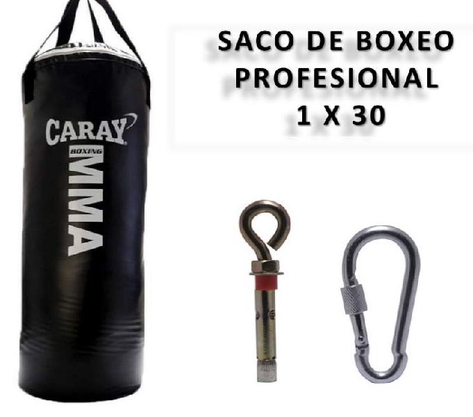 SACO PROFESIONAL DE BOXEO CARAY 1X30 25 KILOS