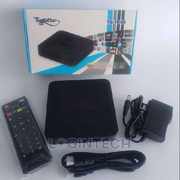 TV-BOX TIGERS 2GB RAM, 16GB interna Con Sistema Android Tv