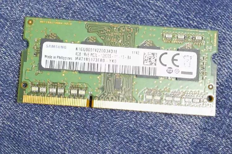 Vendo memoria ram DDR3 marca Samsung para portátil info