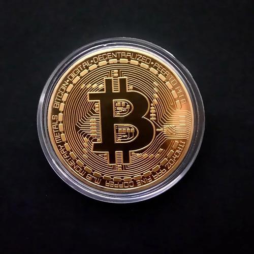 Bitcoin Moneda Conmemorativa Física Coleccionble