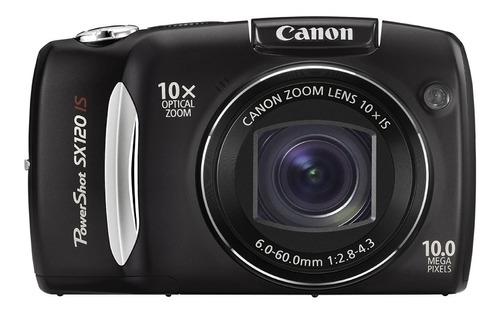 Canon Powershot Sx120 Is 10 Mp Cámara Digital (negro)