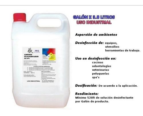 Desinfectante Amonio Cuaternario Galón X 3.8 L