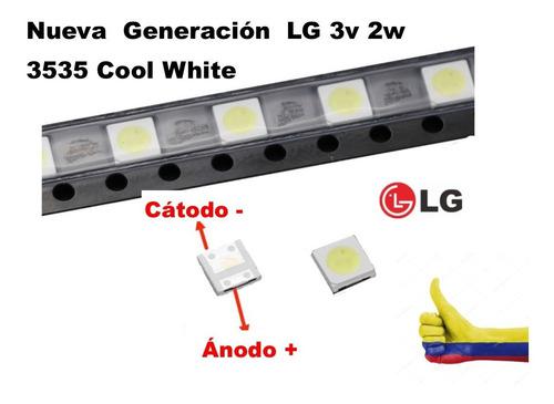 Diodos Led De Retroiluminacion 3535 3v LG Cool White