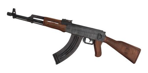 Fusil Ak-47 En Madera, Tamaño Real