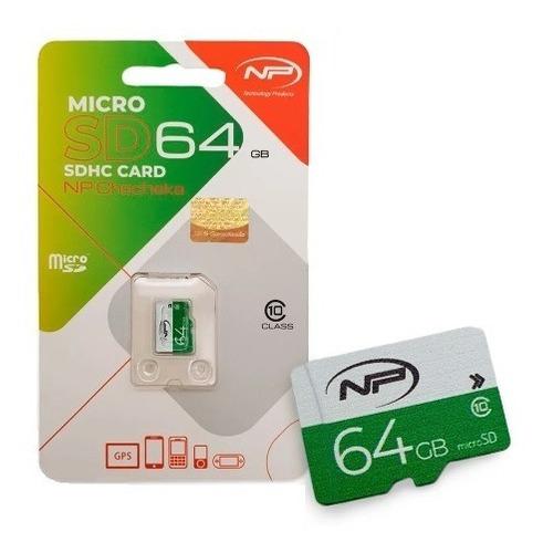 Memoria Micro-sd 64 Gigas De Almacenamiento Np-clase 10
