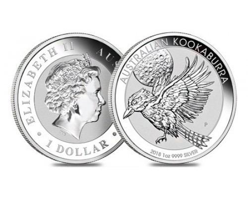 Moneda De Plata Colección Fauna Kookaburra De Australia