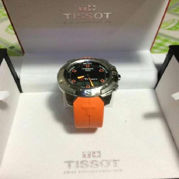 Reloj de coleccion Tissot touch pulso naranja