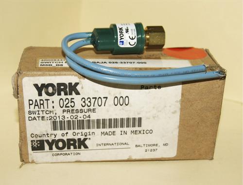 York Switch Presión Baja 025-33707-000 Cod. 00301