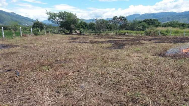 vendo hermoso lote en la vereda Aparco vía el totumo