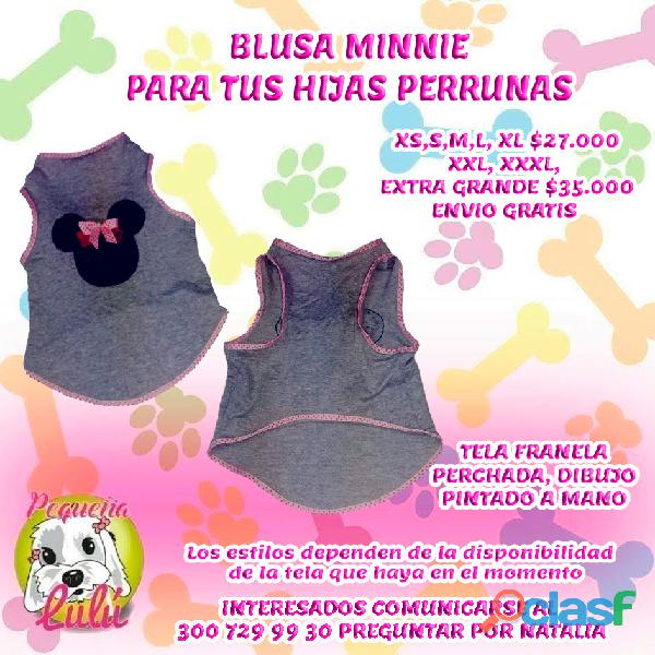 ROPA PARA MASCOTAS MINNIE