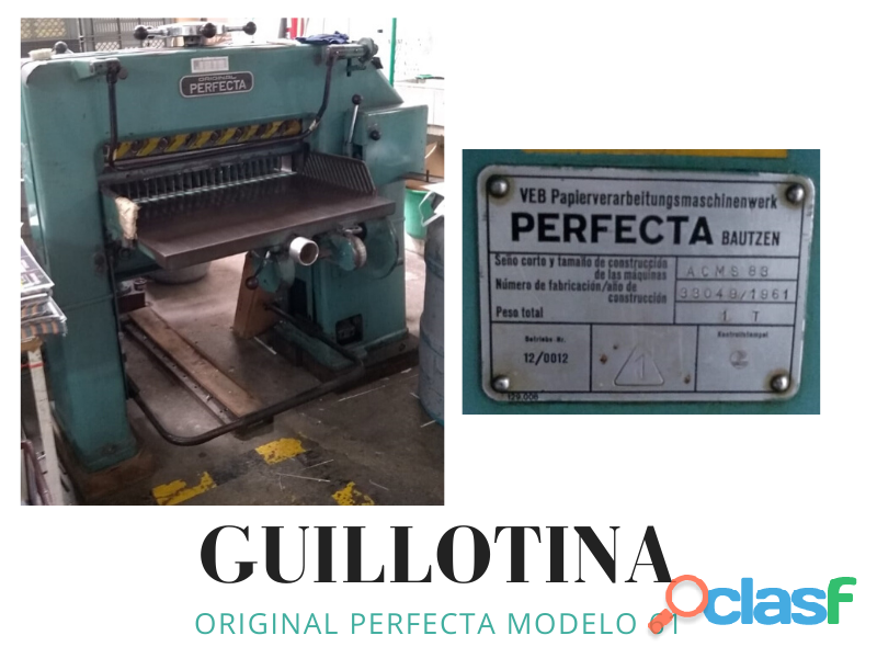 Guillotina Original Perfecta