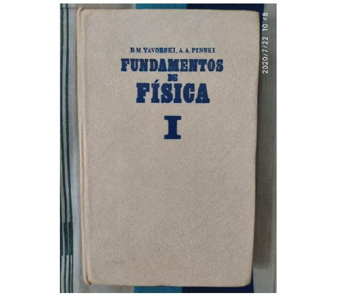 X35MIL LIBRO FUNDAMENTOS DE FÍSICA I,B.M. YAVORSKI,A.A.
