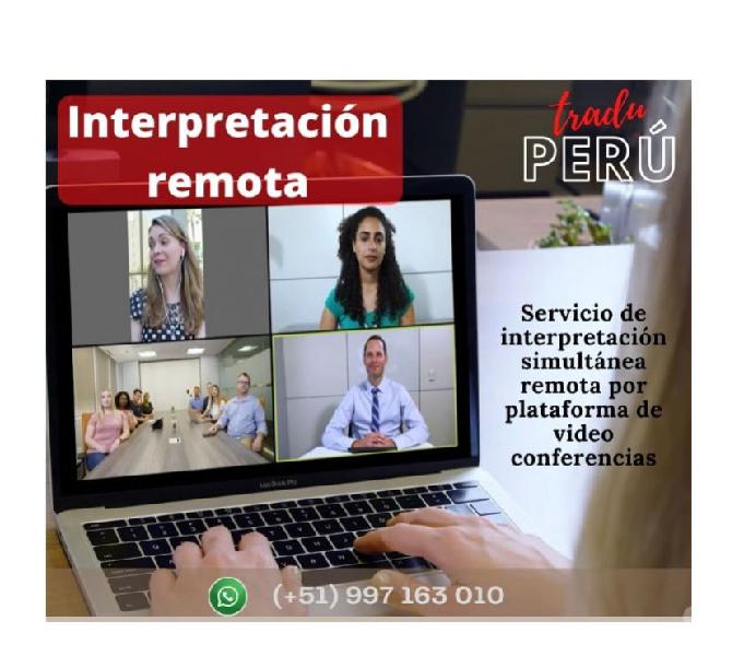 Perú Interpretación Simultánea