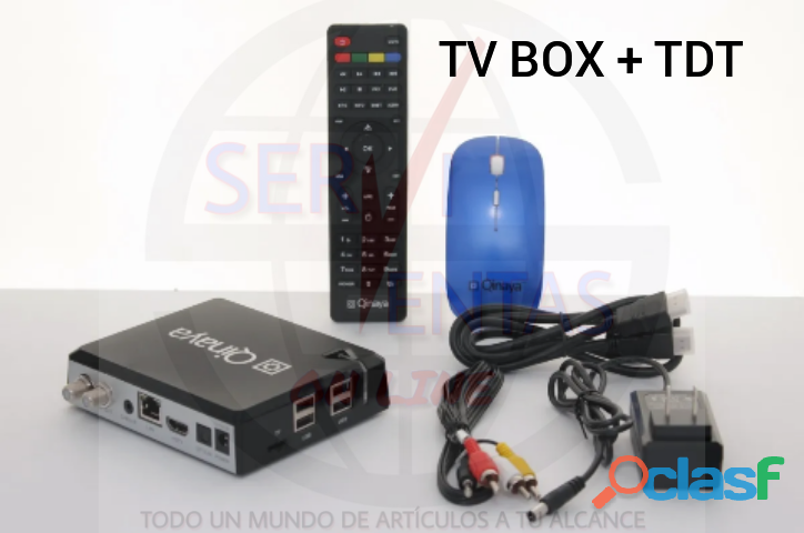 Tv box convertidor smartv decodificador tdt