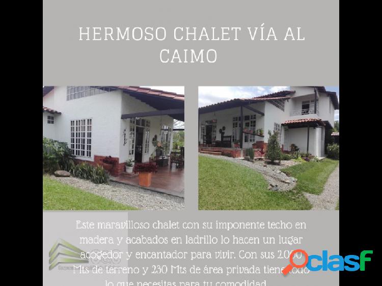 HERMOSO CHALET VÍA AL CAIMO 3615