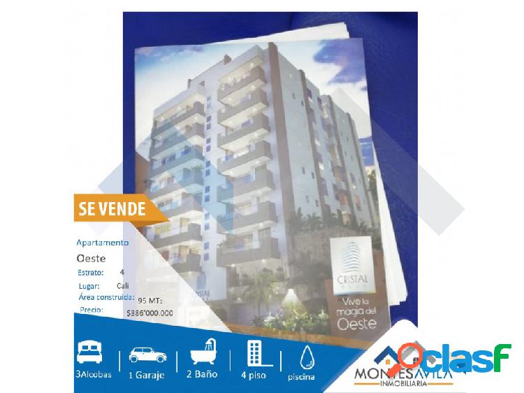 SE VENDE APARTAMENTO CALI OESTE CN