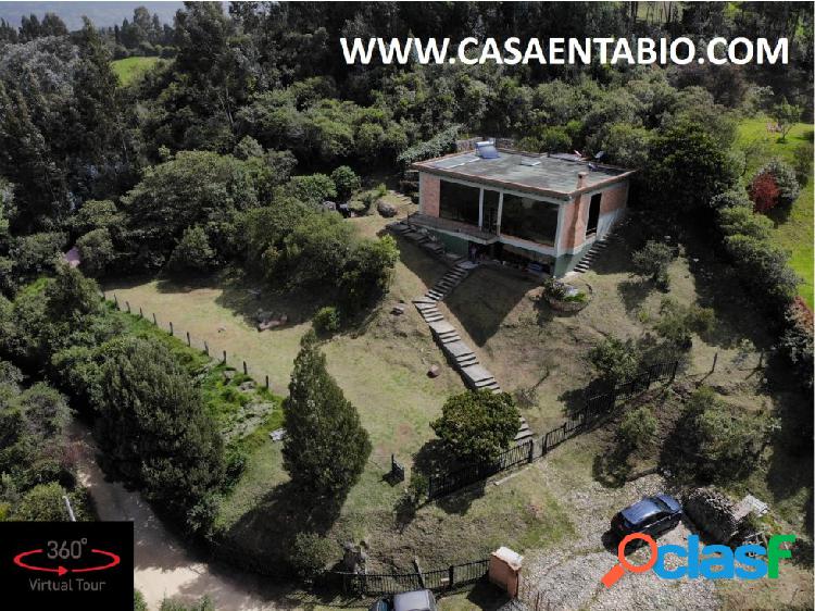 Vendo Casa Campestre 200mts2 en Terreno 5000 mts2 en Tabio.