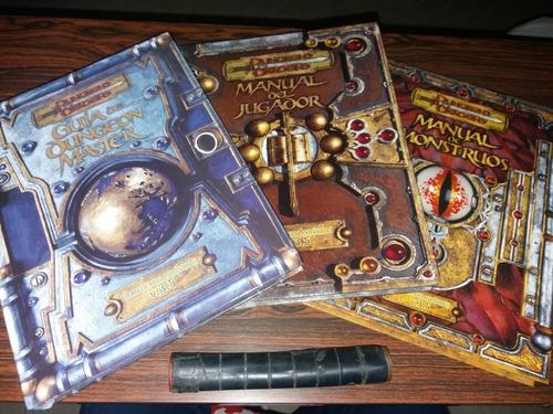 3 Libros Calabozos Y Dragones Dungeons & Dragons Juego Rol