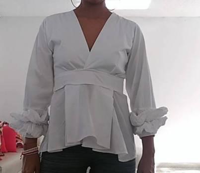 Blusa Blanca Talla S