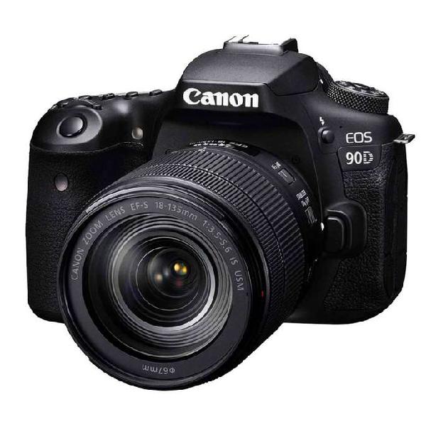 Camara Canon 90d Con Lente 18-135mm 35 Mpx Video 4k Y Fullhd