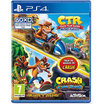 Crash bandicoot + CTR game bundle PS4