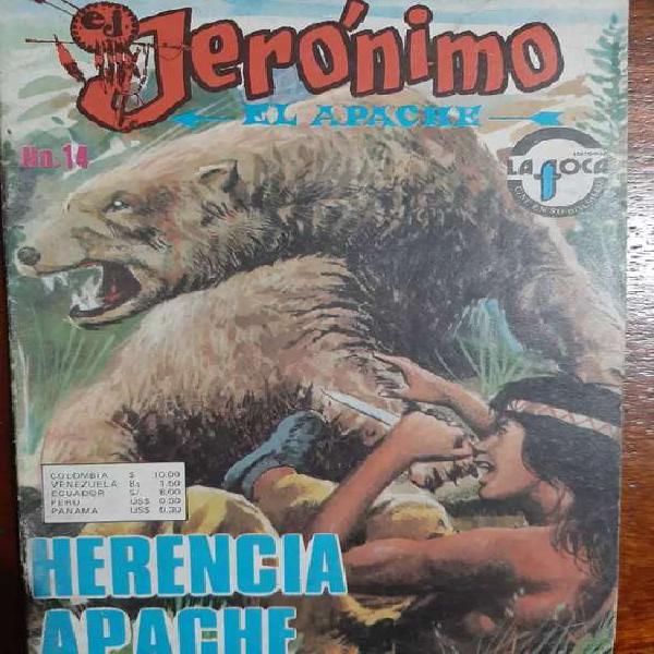Ejemplar # 14 del Cómics de Jerónimo el apache.