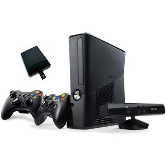 Reacondicionado Consola Xbox 360 Slim R 5.0 Kinect Disco
