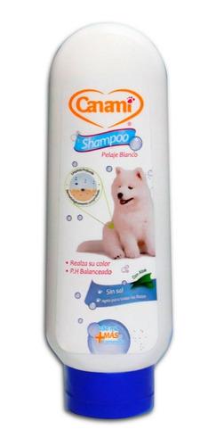 Shampoo Para Pelos Blancos Perros Y Gatos Can-ami 280 Ml