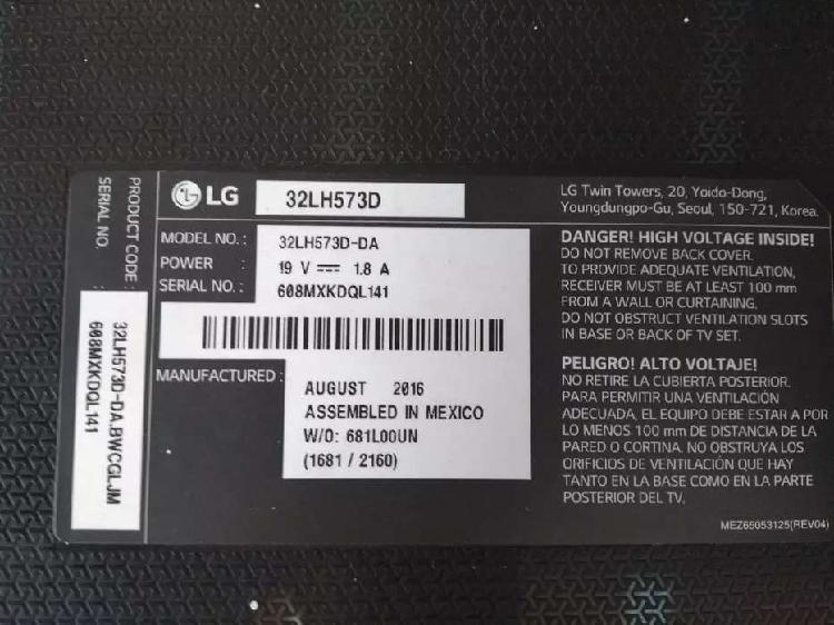 TV LG 32lh573d para repuesto