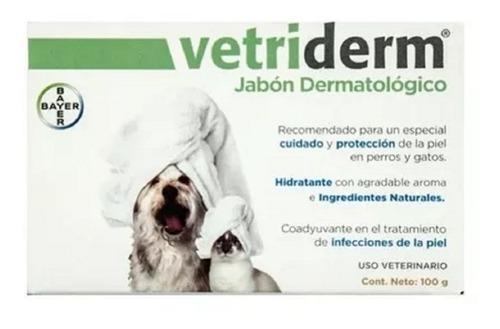 Vetriderm Jabón Dermatalogico Bayer, Perro - Gato