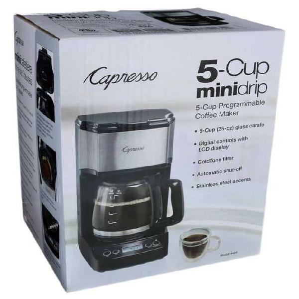 Capresso - Cafetera Mini Drip para 5 tazas