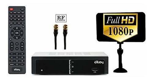 Exuby Conversor Digital Para Tv Con Antena Y Cable Rf Para G