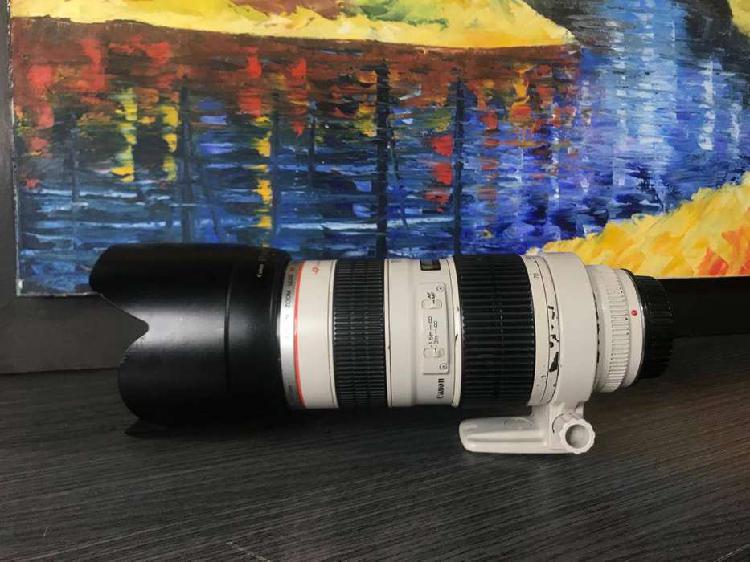 Lente Canon 70-200 mm f2.8 Teleobjetivo