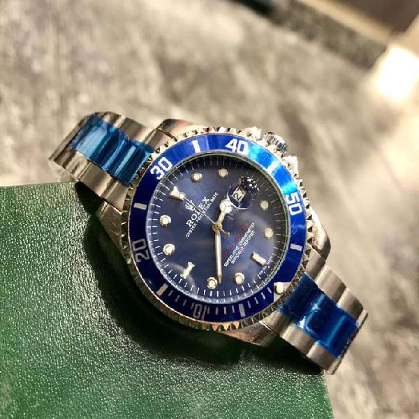 Relojes Rolex Daytona Azul Plateado Envio Gratis
