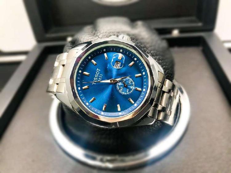 Relojes Tissot Plateado Azul Envio Gratis