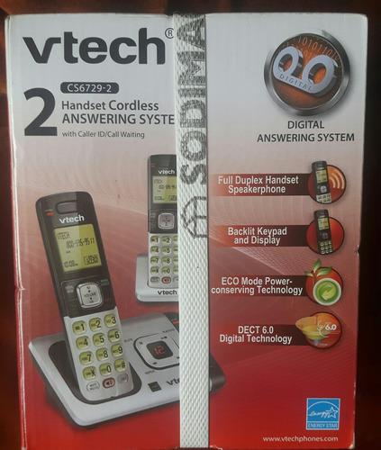 Set De Telefonos Vtech Cs6729-2 Con Contestadora