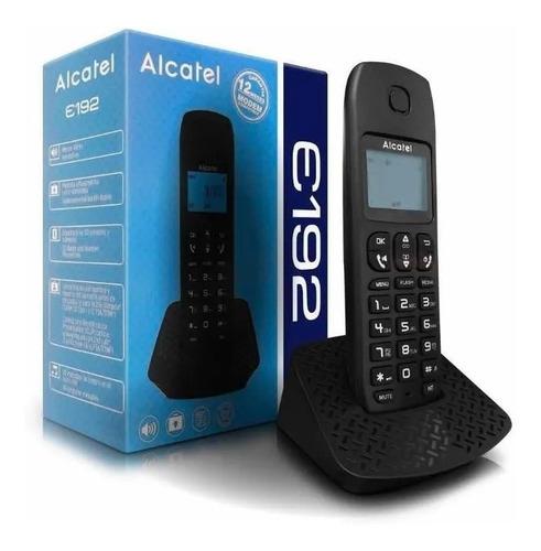 Telefono Inalambrico Alcatel E192 Color Blanco Y Negro 6.0