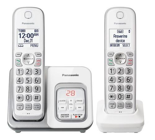 Teléfono Inalámbrico Doble Base Con Contestador Panasonic