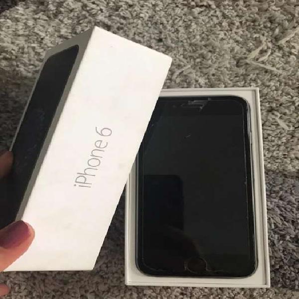 A la venta Iphone 6 negro con caja